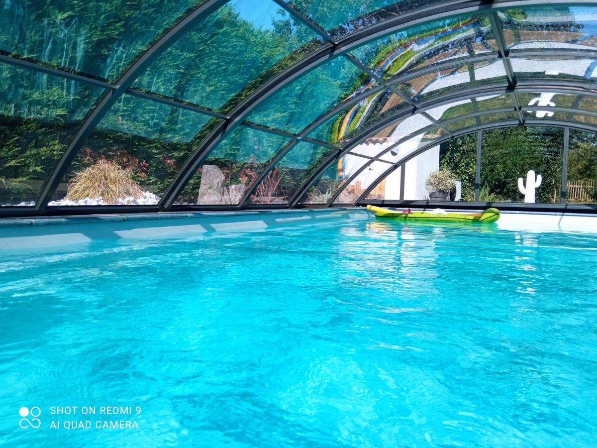 Mas Des Vignes Piscine Chauffee Bed and Breakfast Le Champ-Saint-Pere Buitenkant foto